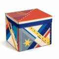 neuveden: DJECO Box na hračky a sedátko Raketa