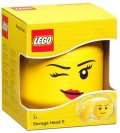 neuveden: Úložný box LEGO hlava (mini) - whinky