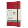 neuveden: Moleskine Plánovací zápisník 2022 červený S, měkký