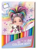 : Barevné papíry - blok A4 Rainbow Ella