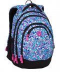 neuveden: Bagmaster Studentský batoh ENERGY 20 B WHITE/PINK/VIOLET/BLUE