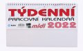 neuveden: Kalendář 2022 Pracovní MIDI - stolní, týdenní