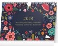 neuveden: Kalendář 2024 nástěnný: Květy, plánovací, měsíční, 30 × 21 cm