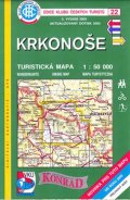 neuveden: Krkonoše - Turistická mapa - edice Klub českých turistů 22