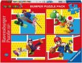 neuveden: Ravensburger Puzzle - Super Mario 4x100 dílků