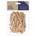 neuveden: DOCRAFTS mini dřevěné kolíčky 25 x 7 mm (200 ks )
