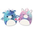 neuveden: Squishmallows 2v1 - Drak Dominic a jednorožec Aina 13 cm
