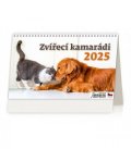 neuveden: Kalendář stolní 2025 - Zvířecí kamarádi 14denní