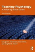 Bernstein Douglas A.: Teaching Psychology
