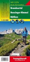neuveden: WK 5374 Brandnertal, Nenzinger Himmel, Rätikon 1:35 000 / turistická mapa