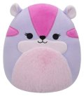 -: Squishmallows Fialovo-růžový chipmunk - Tamara