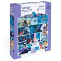 neuveden: DJECO Story puzzle - Kráska a zvíře - 100 pcs