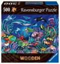 neuveden: Ravensburger Puzzle - Podmořský svět 500 dílků, dřevěné
