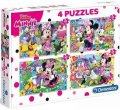 neuveden: Puzzle Minnie/2x20 + 2x60 dílků