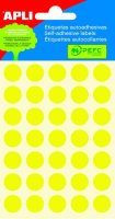 neuveden: Samolepicí etikety O 13 mm - žluté