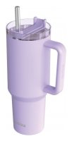 : Nerezový termohrnek s brčkem Stream Purple 1200ml