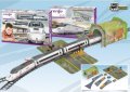neuveden: Vysokorychlostní vlak Renfe Alvia S-130 s tunelem a přejezdem