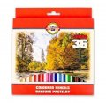 neuveden: Koh-i-noor souprava pastelek JUMBO/Krajina 36 ks