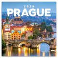 neuveden: Kalendář 2026 poznámkový: Praha, 30 x 30 cm