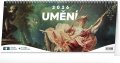 neuveden: Kalendář 2026 stolní: Umění - 14denní, 33 x 14,5 cm