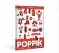 neuveden: Poppik Malý samolepkový plakát - Červená