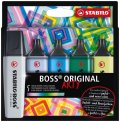neuveden: Zvýrazňovač STABILO BOSS ORIGINAL ARTY line - sada 5 barev, studené odstíny
