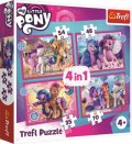 neuveden: Trefl Puzzle My Little Pony - Barevní poníci 4v1 (35, 48, 54, 70 dílků)