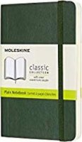 neuveden: Zápisník Moleskine - měkké desky, S, čistý - tm. zelený