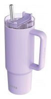 : Nerezový termohrnek s brčkem Stream Purple 950ml