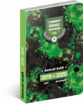 neuveden: Školní diář Fotbal - září 2019 – prosinec 2020, 9,8 x 14,5 cm