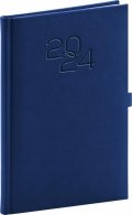 neuveden: Diář 2024: Vivella Classic - modrý, týdenní, 15 × 21 cm