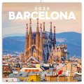 neuveden: Kalendář 2026 poznámkový: Barcelona, 30 x 30 cm