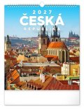 : Kalendář 2027 nástěnný: Česká republika, 30 x 34 cm