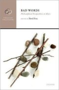 Sosa David: Bad Words : Philosophical Perspectives on Slurs