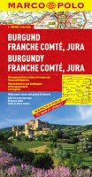 neuveden: Burgund, Franche Comté, Jura / mapa 1: 300 MD