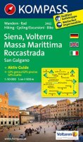 neuveden: Siena,Volterra,Massa Marittima 2462 / 1:50T NKOM