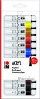 neuveden: Marabu akrylová barva sada 12 x 12 ml
