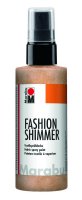 neuveden: Marabu Fashion Shimmer na tmavý textil třpytivý - meruňkový 100 ml