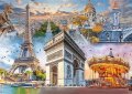 neuveden: Puzzle Víkend v Paříži 2000 dílků