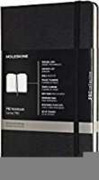 neuveden: Zápisník Moleskine Professional - tvrdé desky, L - černý