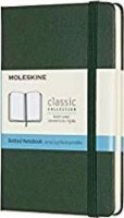 neuveden: Moleskine: Zápisník tvrdý tečkovaný zelený S