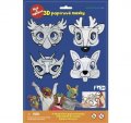 neuveden: 3D Karnevalové masky - sova, jelen, králíček, superhrdina