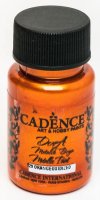 neuveden: Metalická akrylová barva Cadence Dora Metalic - tmavá oranžová / 50 ml