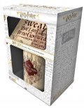 neuveden: Dárkový set Harry Potter - Pobertův plánek (hrnek, klíčenka, tácek)