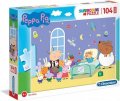 neuveden: Clementoni Puzzle Supercolor Maxi - Peppa Pig, 104 dílků