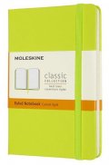 neuveden: Zápisník Moleskine - tvrdé desky, S, linkovaný - limetka