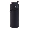 neuveden: Penál se zipem Little Pets - Kočka, černý