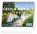 : Kalendář 2027 stolní: Nejkrásnější místa Čech a Moravy, 16,5 x 13 cm