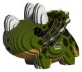 : EUGY 3D kartonová skládačka - Triceratops