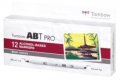 neuveden: Tombow Oboustranný lihový fix ABT PRO - Basic colors 12 ks